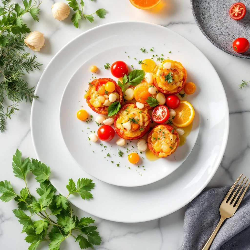 Tomates Farcies aux Fruits de Mer